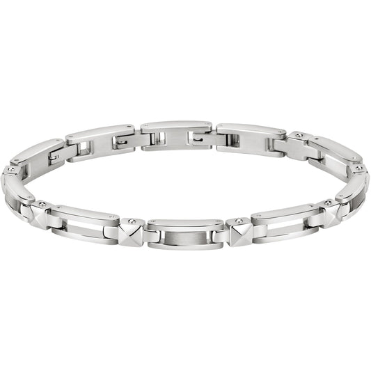 Morellato Men's Cross Stainless Steel Bracelet - Durable & Stylish Everyday Accessory
