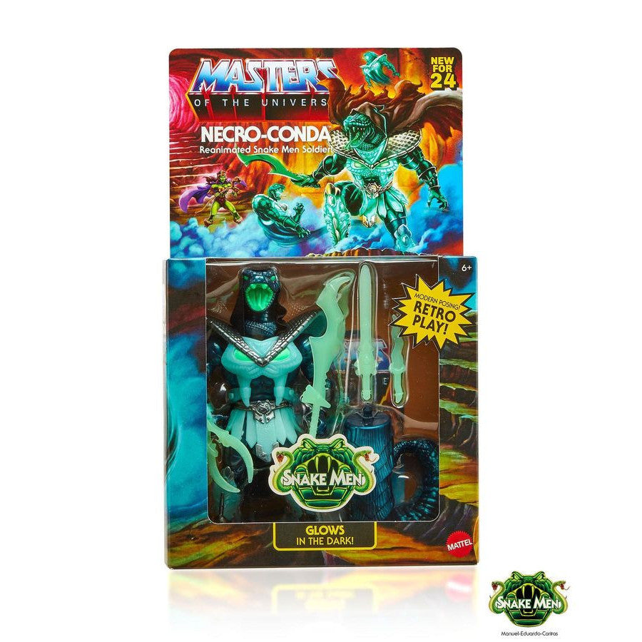 Masters of the Universe Origins Necro-Conda Action Figure: Glow-in-the-Dark Walmart Exclusive