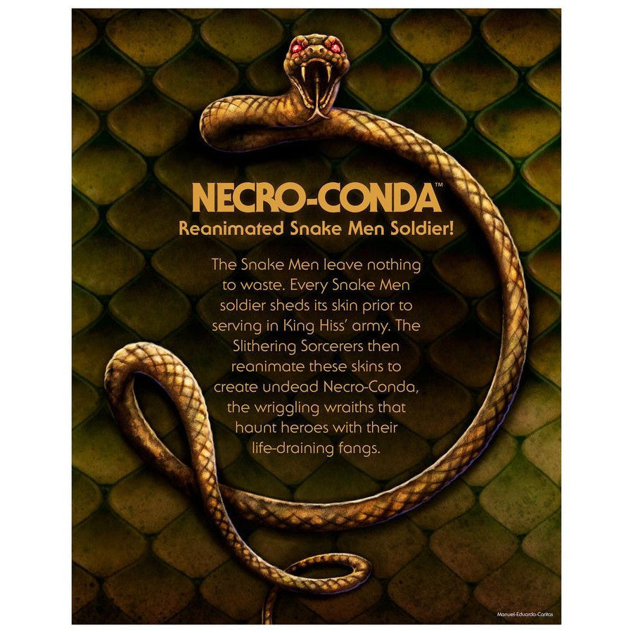 Masters of the Universe Origins Necro-Conda Action Figure: Glow-in-the-Dark Walmart Exclusive