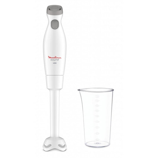 Moulinex DD45A110 Easychef Powerful 450W Immersion Blender with Beaker, White