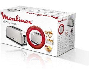 Moulinex LS330D11 1400W 2-Slot Stainless Steel Toaster with 6 Levels