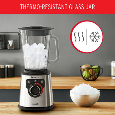 Moulinex Perfect Mix High-Speed Blender for Smoothies, Ice, and More