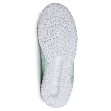 Munich Mini Goal Kids' Durable Green Sneakers with Toe Reinforcement