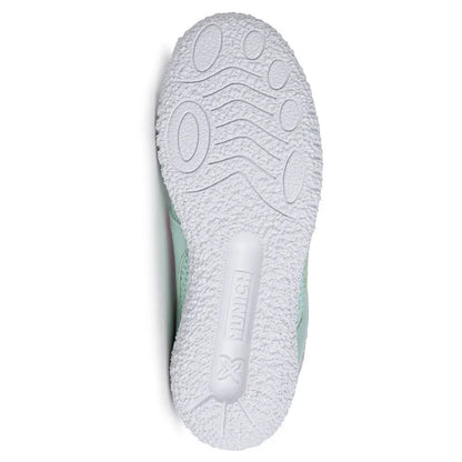 Munich Mini Goal Kids' Durable Green Sneakers with Toe Reinforcement