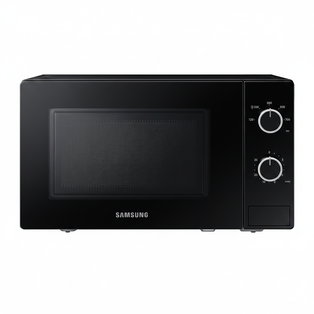 Samsung Solo Microwave Oven Full Glass Door 20L Black