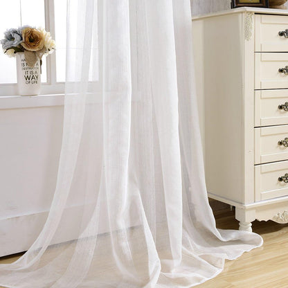 Mrtrees Minimalist Polyester Curtain for Modern Home Decor