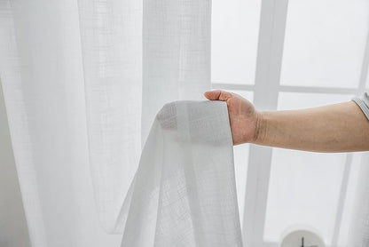 Mrtrees Minimalist Polyester Curtain for Modern Home Decor