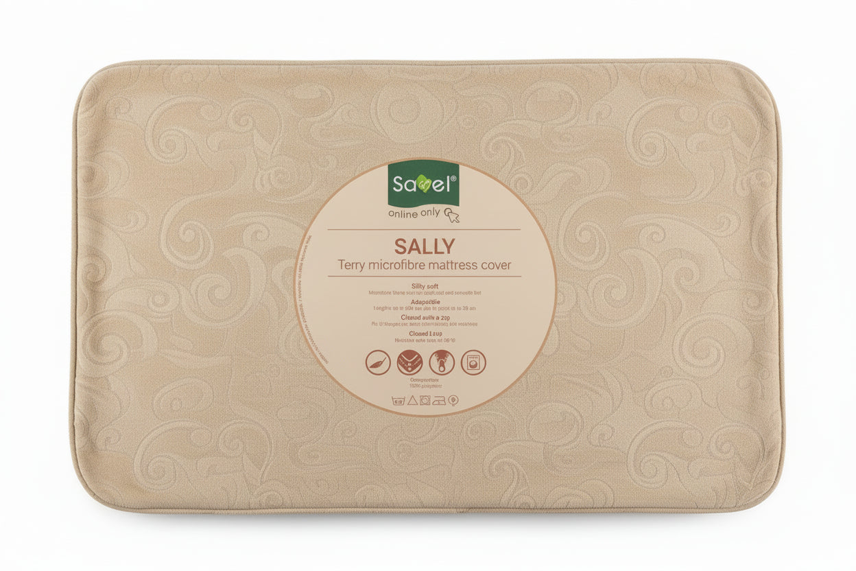 SAVEL Elastic Cotton Mattress Cover 190/200 cm Mattress Protector with Zipper