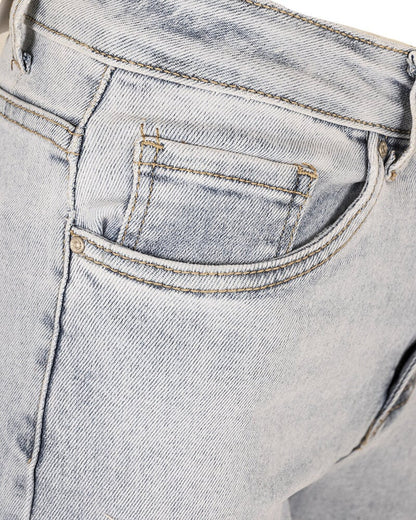 Light Blue High Waist Mom Jeans with Stretch – Nina Carter