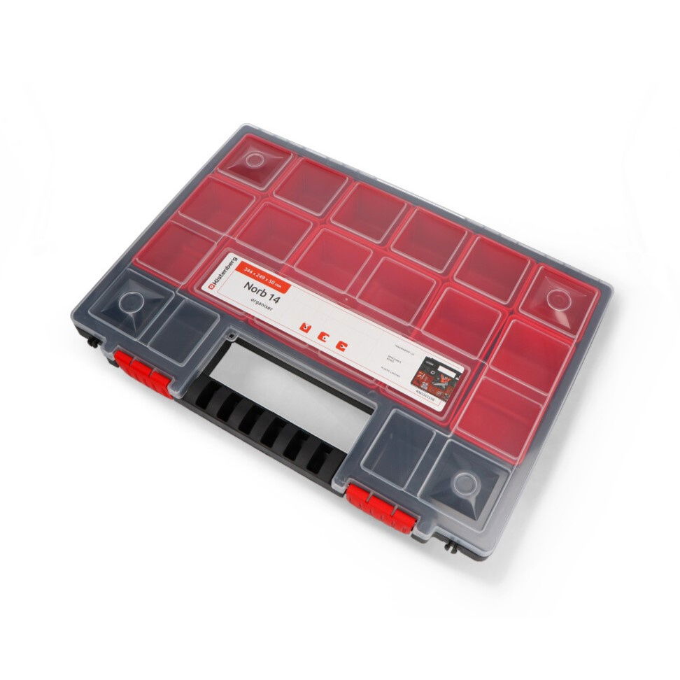 Kistenberg NORB35 Organizer Box with 11 Removable Compartments for Small Parts