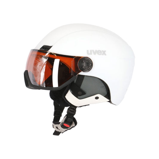 Uvex HLMT 400 Visor Ski Helmet OTG White