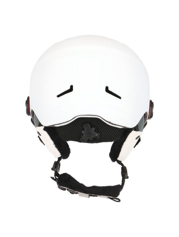Uvex HLMT 400 Visor Ski Helmet OTG White