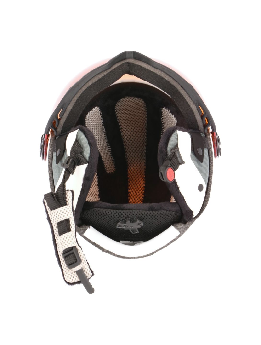 Uvex HLMT 400 Visor Ski Helmet OTG White