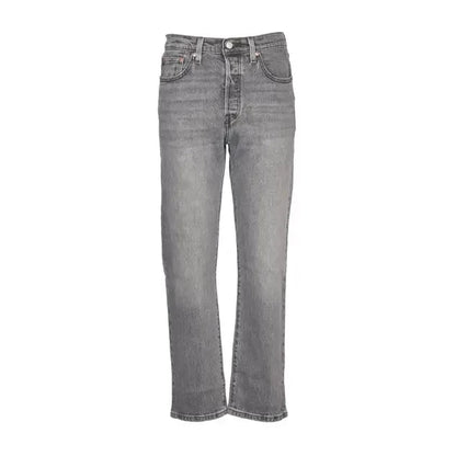 Levi's Grey 501 Jeans in Gray | Lyst