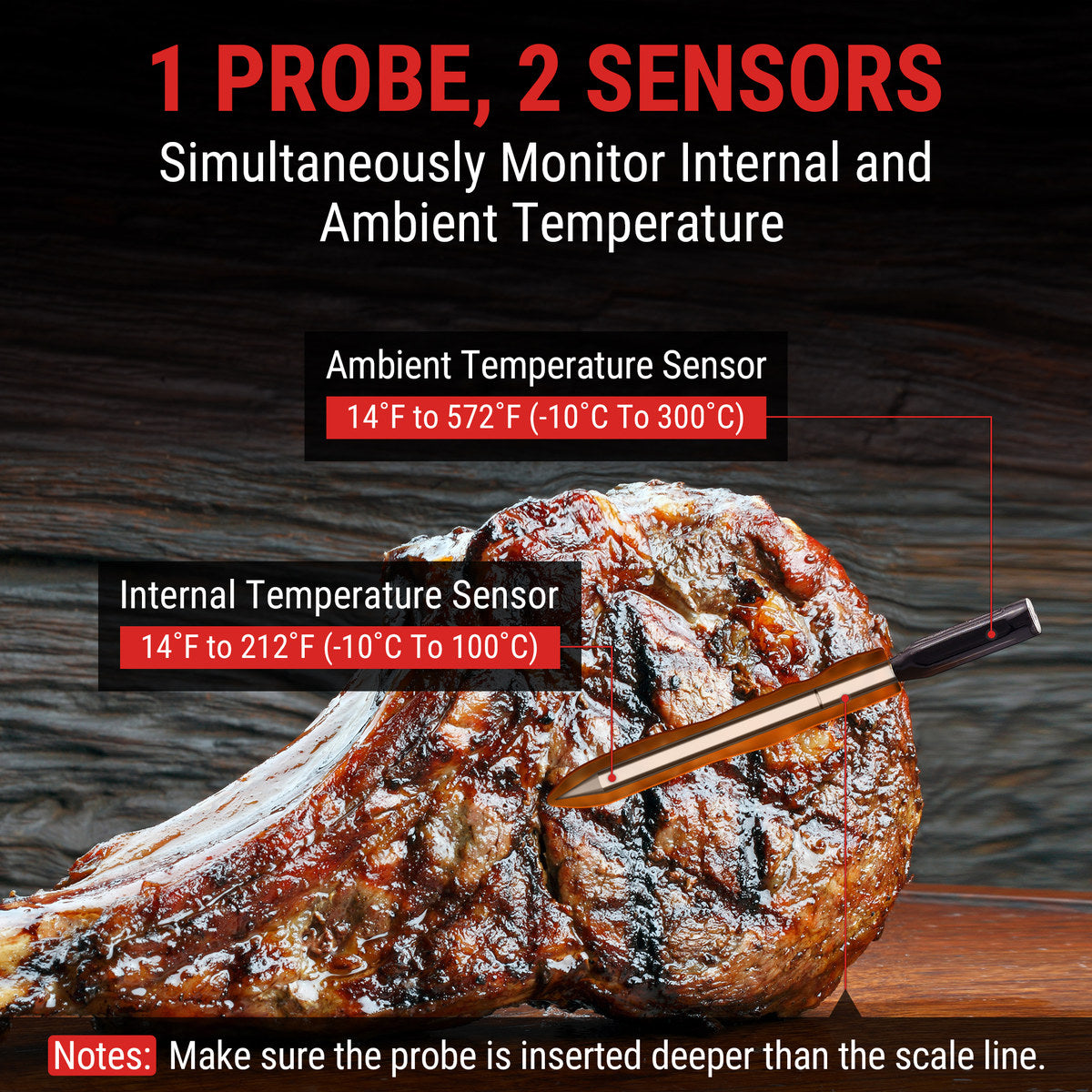 TempPro TempSpike TP960 Wireless Meat Thermometer