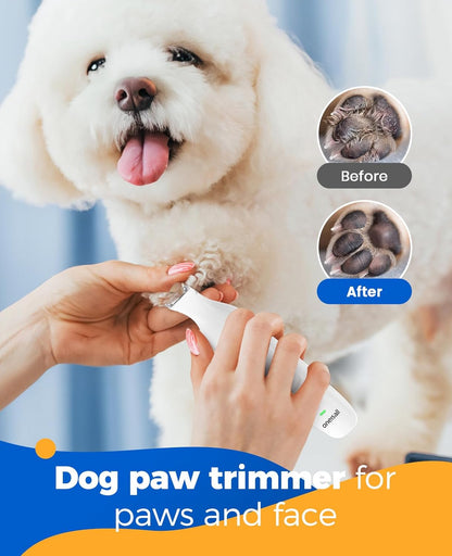 Oneisall N12 4-in-1 Pet Grooming Kit: Quiet, Cordless, Rechargeable Trimmer & Nail Grinder