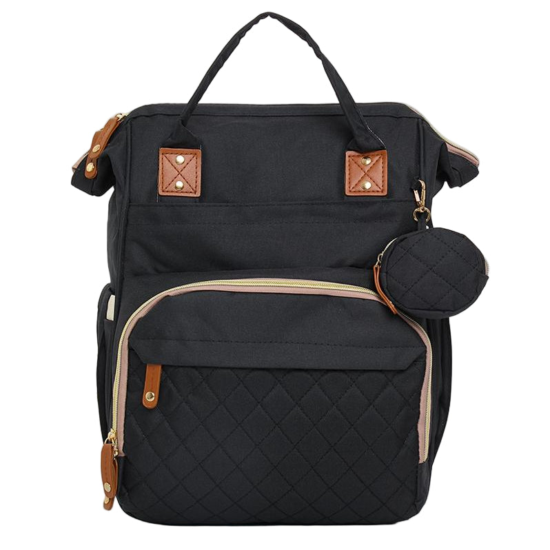 Pop Candy Black Nappy Backpack for Baby Boys