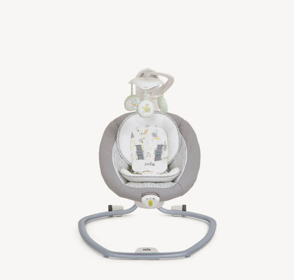 Joie Serina Swivel Multi-Motion Baby Swing - Portable Rocker, Vibration, Lullabies