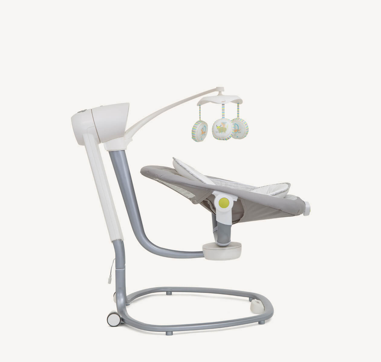 Joie Serina Swivel Multi-Motion Baby Swing - Portable Rocker, Vibration, Lullabies