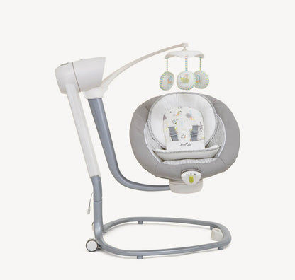 Joie Serina Swivel Multi-Motion Baby Swing - Portable Rocker, Vibration, Lullabies