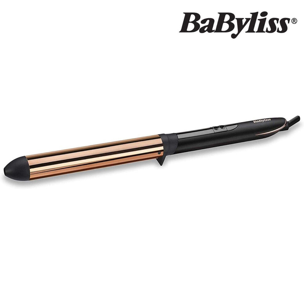 BaByliss Titanium Brilliance Wave Curling Wand 210°C 6 Digital Heat Settings