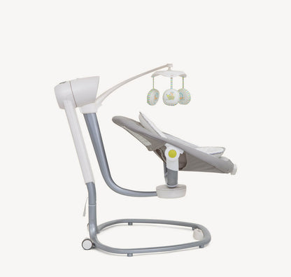 Joie Serina Swivel Multi-Motion Baby Swing - Portable Rocker, Vibration, Lullabies