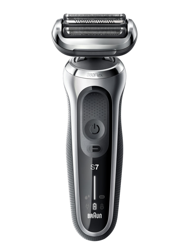 Braun Series 7 71-S7200cc Electric Shaver for Men, Wet & Dry, 360° Flex Head