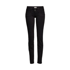 Pepe Jeans Venus Women's Black Straight-Leg Denim Jeans for Everyday Comfort