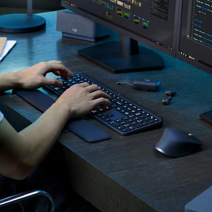 Logitech MX Keys S Advanced Illuminated Wireless Keyboard for Peak Productivity