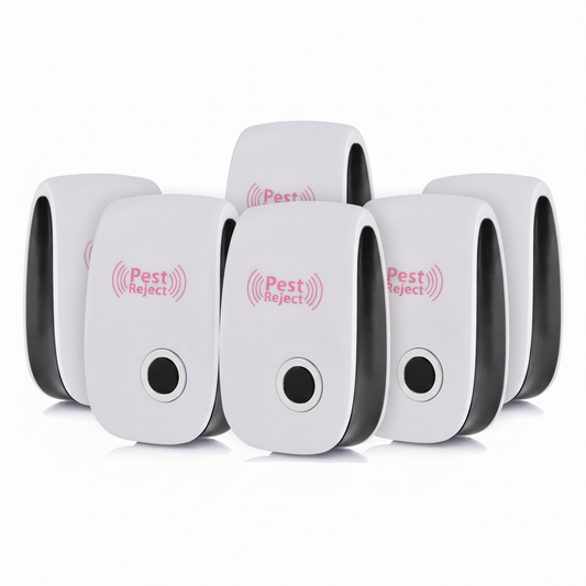 Ultrasonic Pest Repeller for Home and Kitchen - Pack of 6