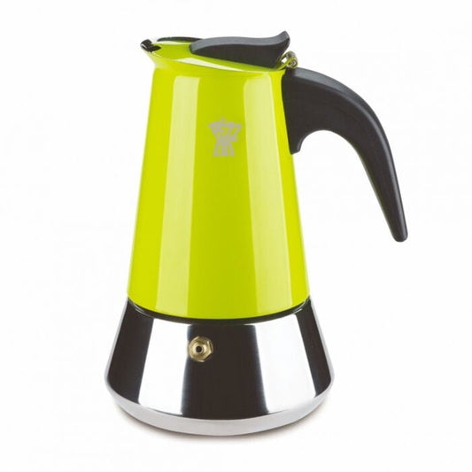 Pezzetti Steel Express 2‑Cup Moka Pot – Italian Espresso Maker