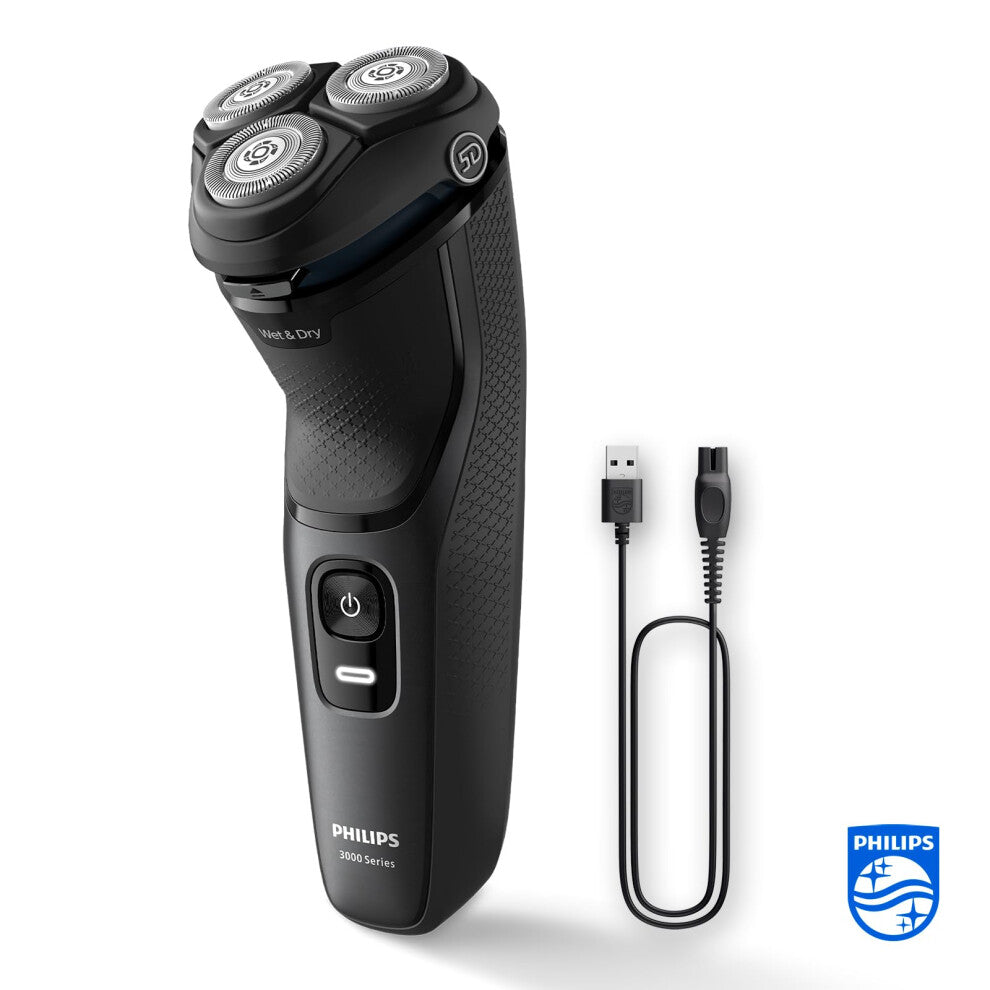 Philips 3000 Series Wet Dry Electric Shaver SkinProtect Technology Pop-up Trimmer