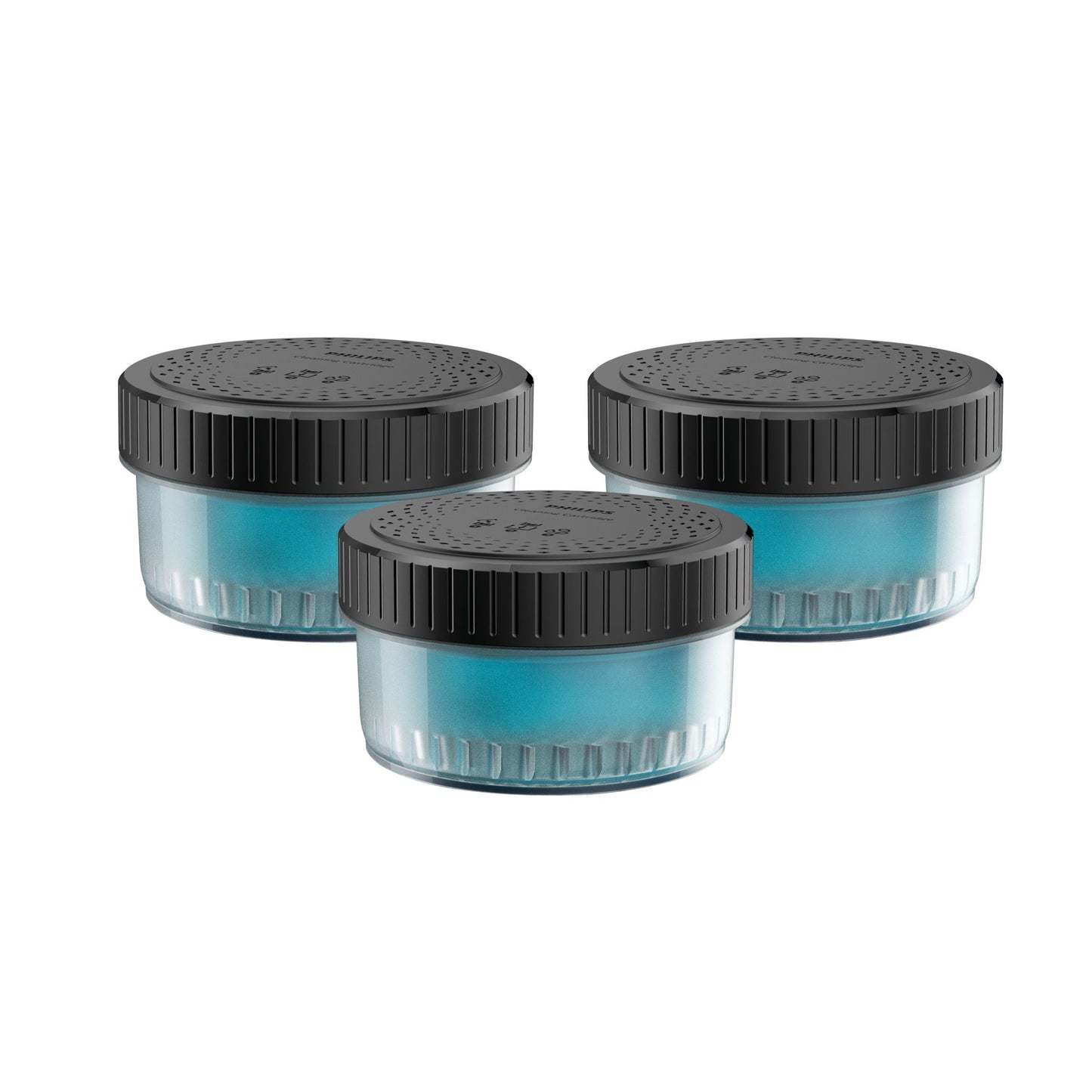 Philips Quick Clean Pod CC13/50 3-Pack Hygienic Shaver Head Cleaning Cartridges