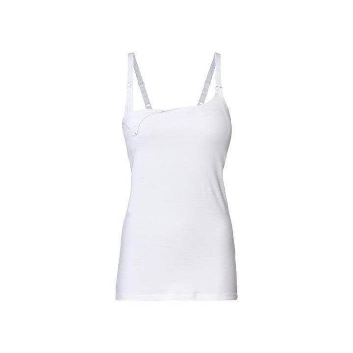 Pack of 2 Esmara Brand Cotton Breastfeeding Tops (White/Black)