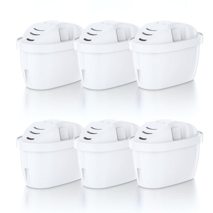 Molifal Water Filter Cartridge Replacement 6 Pack Compatible With Brita Maxtra+