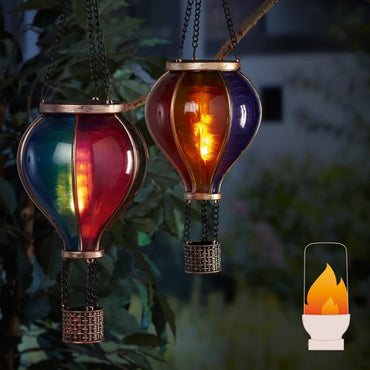 Casa Deco Solar LED Hot Air Balloon Garden Light