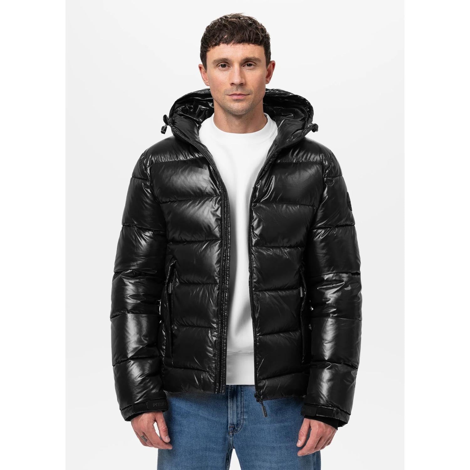 Pit Bull West Coast Pepperwood Men's Quilted Black Winter Jacket - Tough & Stylish