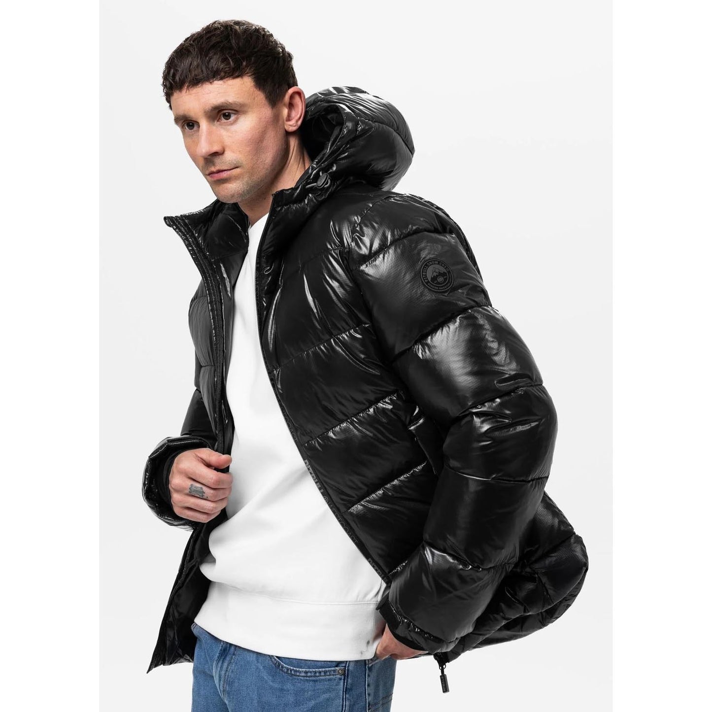 Pit Bull West Coast Pepperwood Men's Quilted Black Winter Jacket - Tough & Stylish