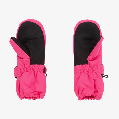 Playshoes Kids Pink Waterproof Ski Mittens with Thinsulate Insulation & Reinforced Palms