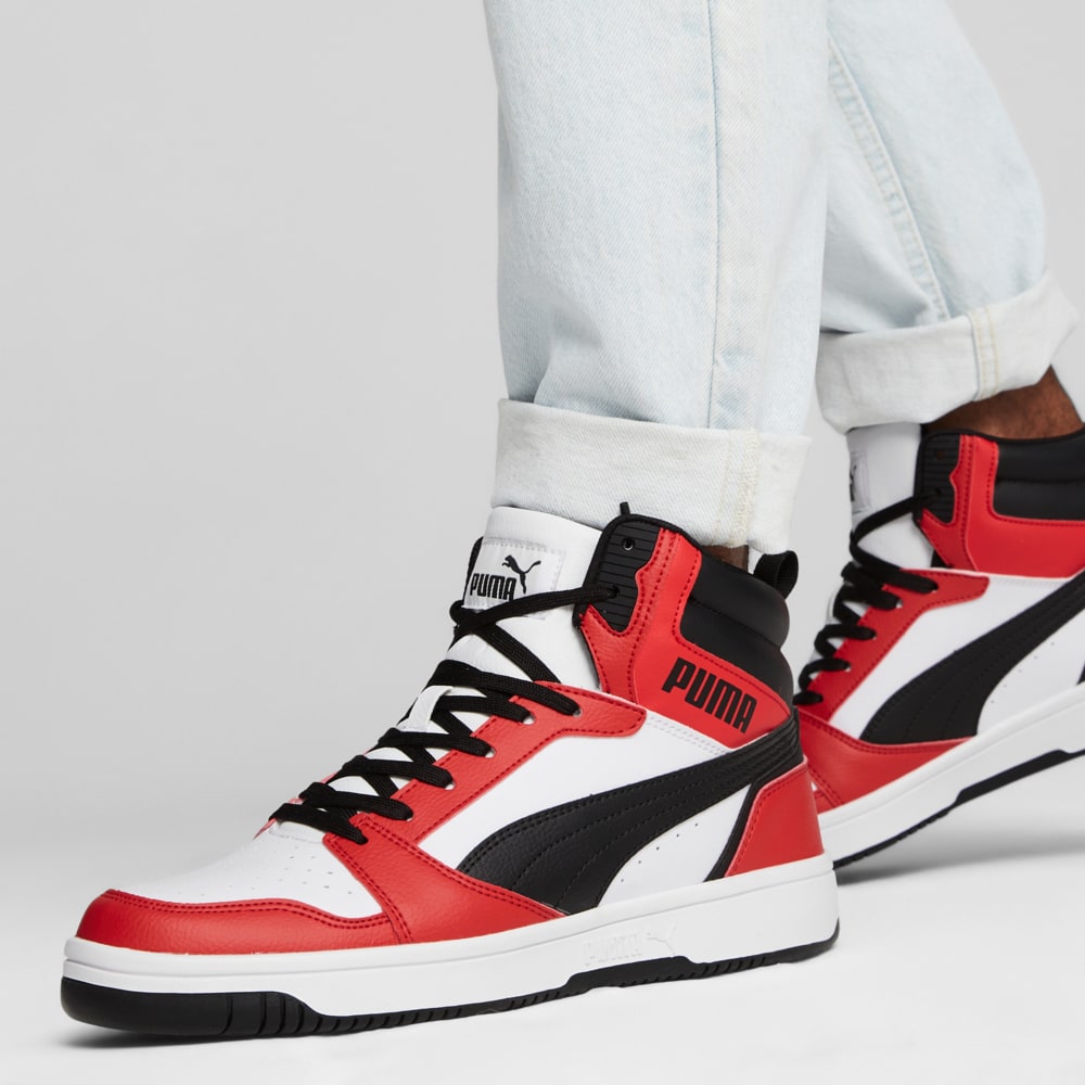 PUMA Rebound Basketball-Inspired Retro Sneakers for Comfort and Style