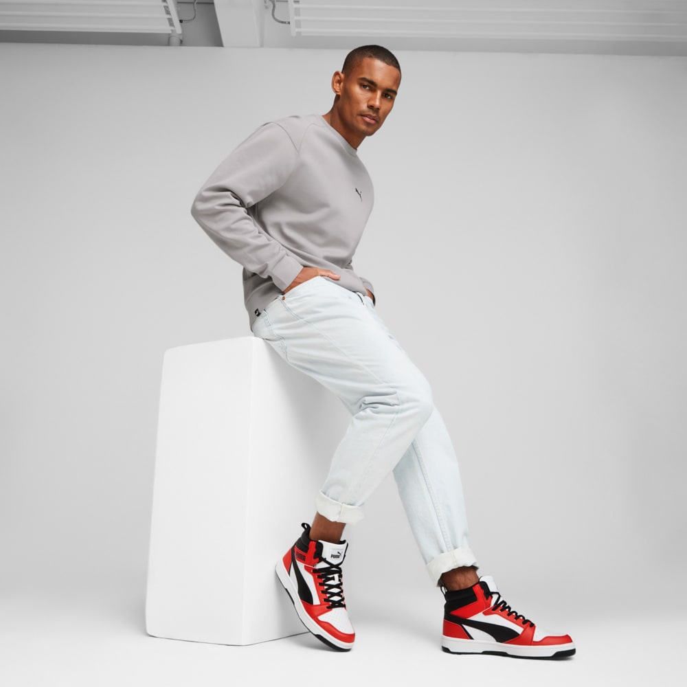 PUMA Rebound Basketball-Inspired Retro Sneakers for Comfort and Style