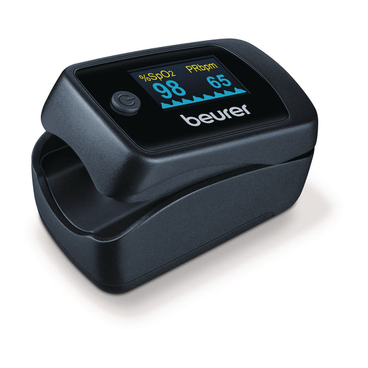 Beurer PO 45 Portable Pulse Oximeter: Accurate Oxygen Saturation & Heart Rate Monitor