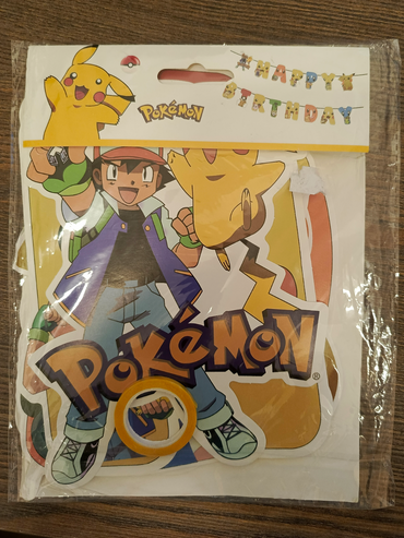 Fun Pokemon Pikachu & Friends Birthday Party Decoration Kit Stickers