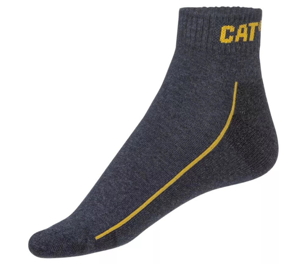 CAT Men's Work Socks 3-Pack Cordura Reinforced Grey