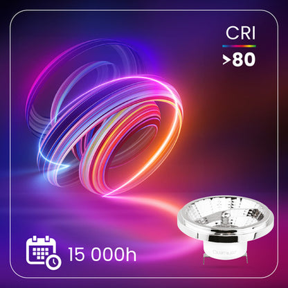 Lumiled G53 AR111 LED Reflector Bulb, 15W (100W Equiv.), 1521lm, Warm 3000K, 12V