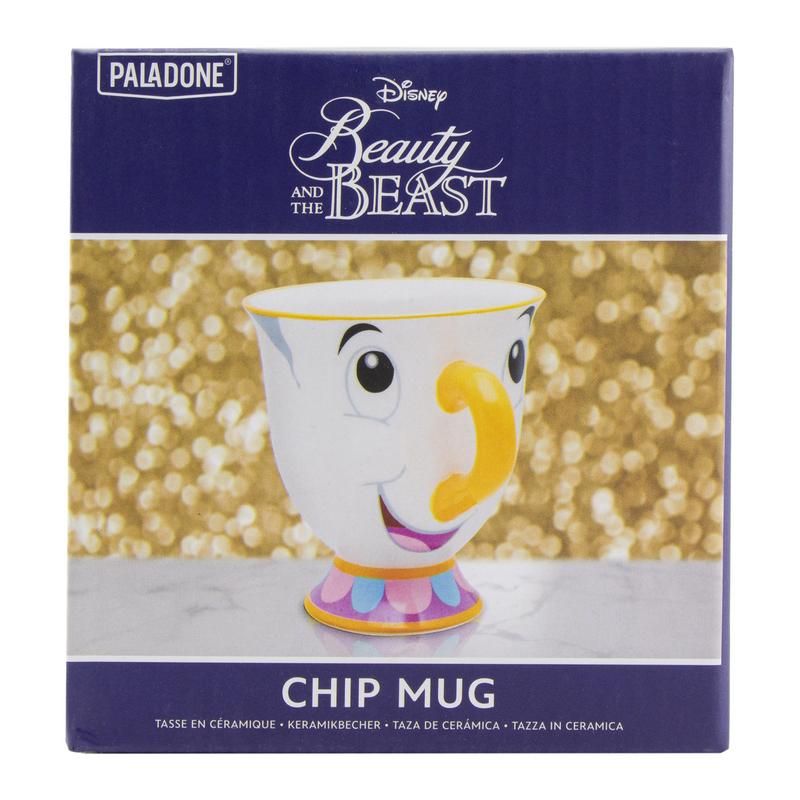 Iconic Disney Beauty and the Beast Chip Ceramic Mug for Enchanting Beverages