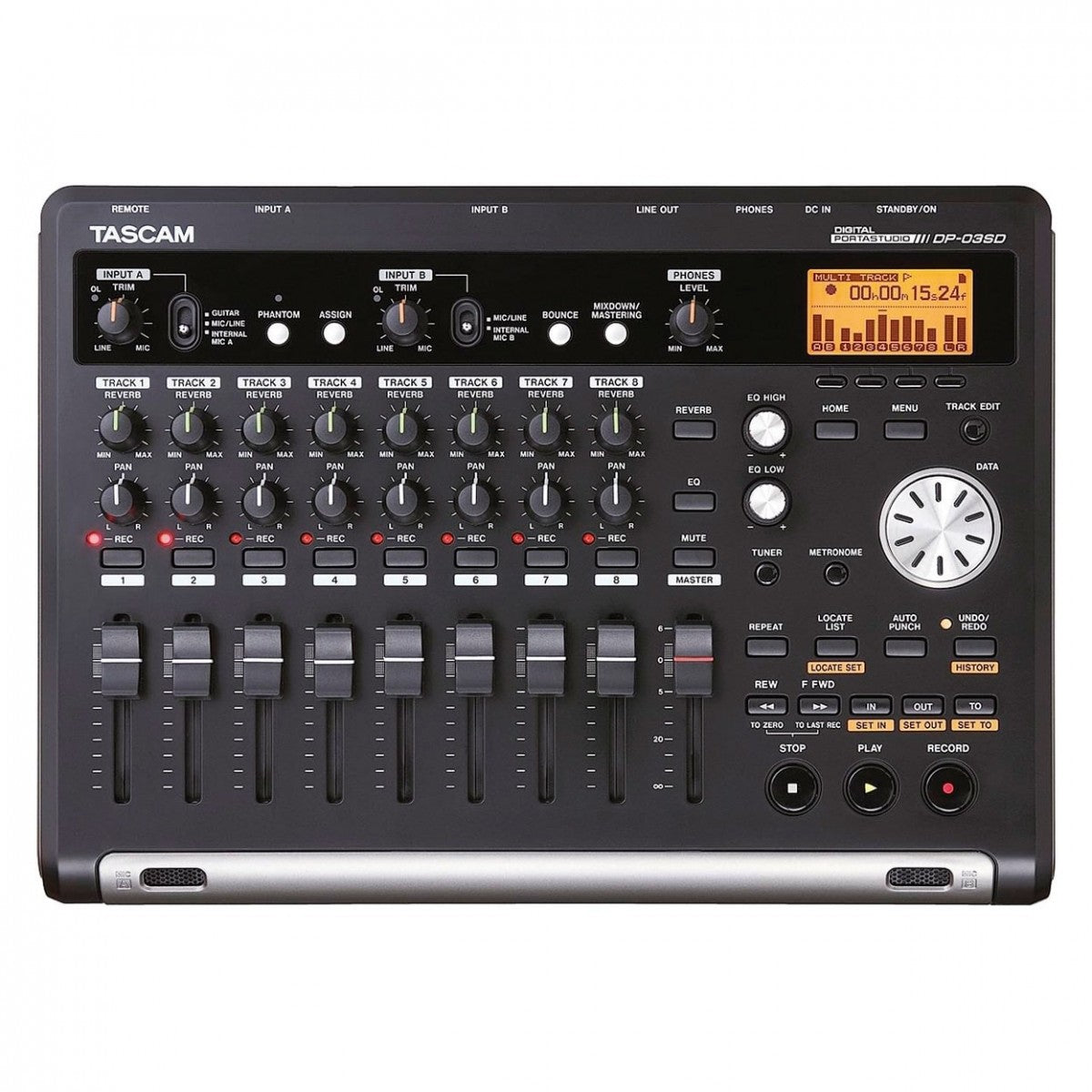 Tascam DP-03SD Portable Digital 8-Track Portastudio for Musicians Songwriters