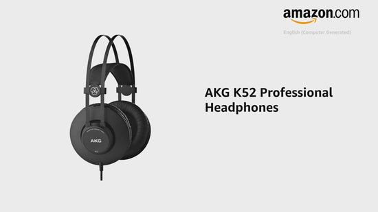 AKG K52 Closed-Back Stereo Headphones