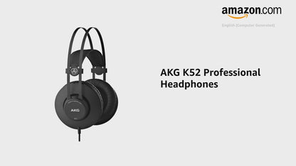AKG K52 Closed-Back Stereo Headphones