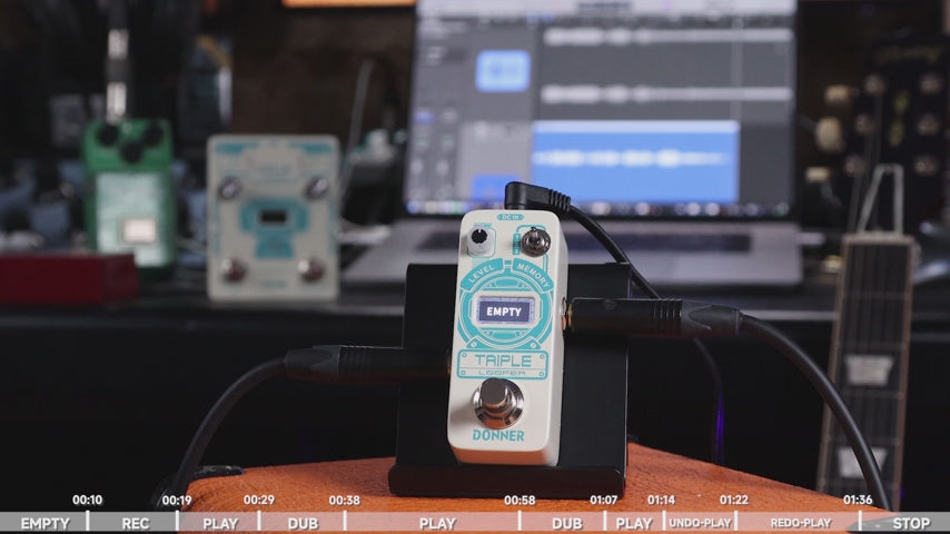 Donner Triple Looper Guitar Effects Pedal